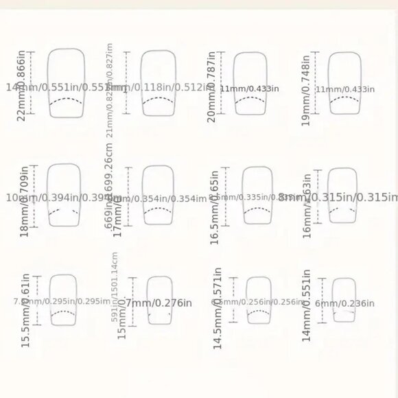 Nails Blue Glitter Gems Fake Press On 24 Sexy Glam Rhinestone Reusable Sparkle - Picture 5 of 7